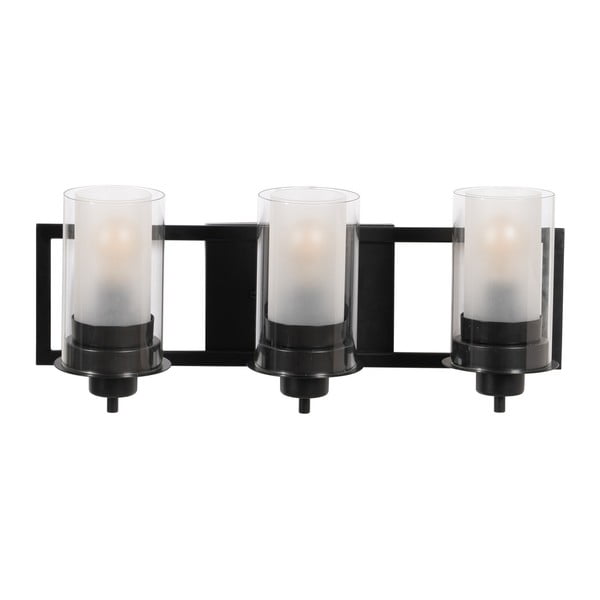 Aplică de perete neagră-albă – Ixia