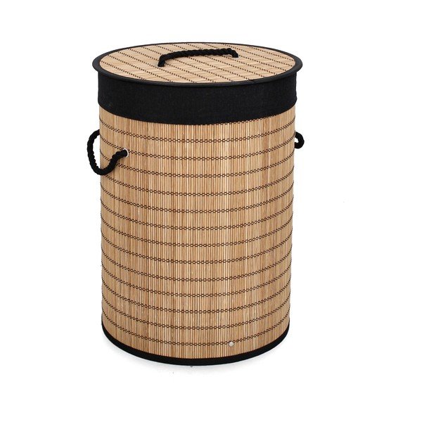 Coș de rufe în culoare naturală din bambus Sintia – Yes Everyday
