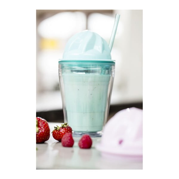 Cană pentru cocktail cu lapte Sagaform, 350 ml, verde-image-3