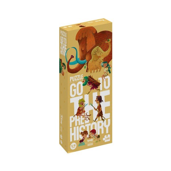 Puzzle Londji Călătorie în preistorie , 100 piese