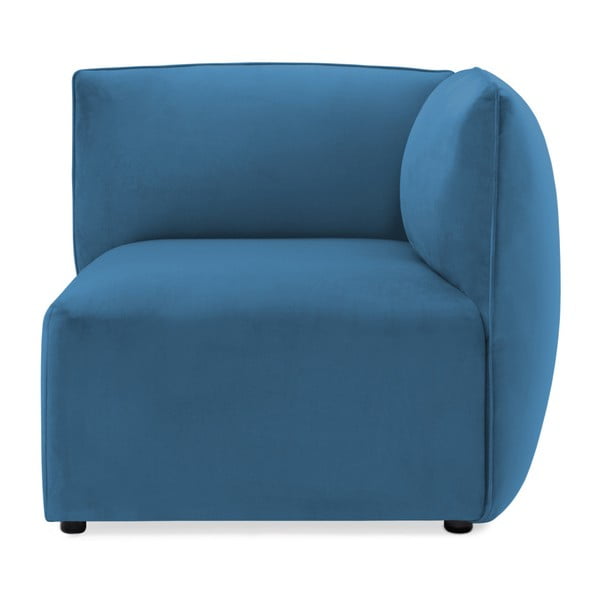 Modul colț dreapta pentru canapea Vivonita Velvet Cube, albastru