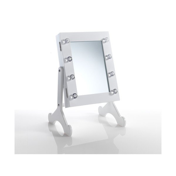 Oglindă cosmetică cu led 29x44 cm Coffer Lux LED – Tomasucci-image-3