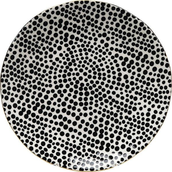 Tavă Kare Design Capetown, ⌀ 21 cm, alb - negru