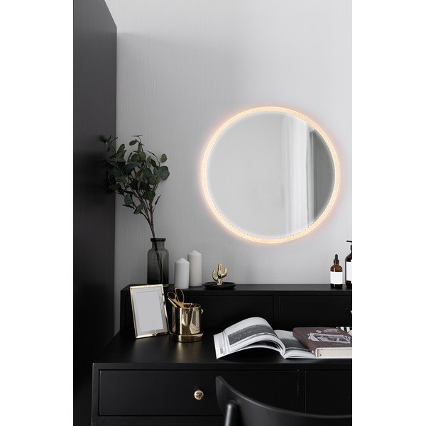 Oglindă de perete cu led ø 60 cm Yuna – Mirrors and More-image-1