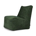 Fotoliu bean bag verde cu tapițerie din catifea reiată Seat Lounge – SLOWDOWN