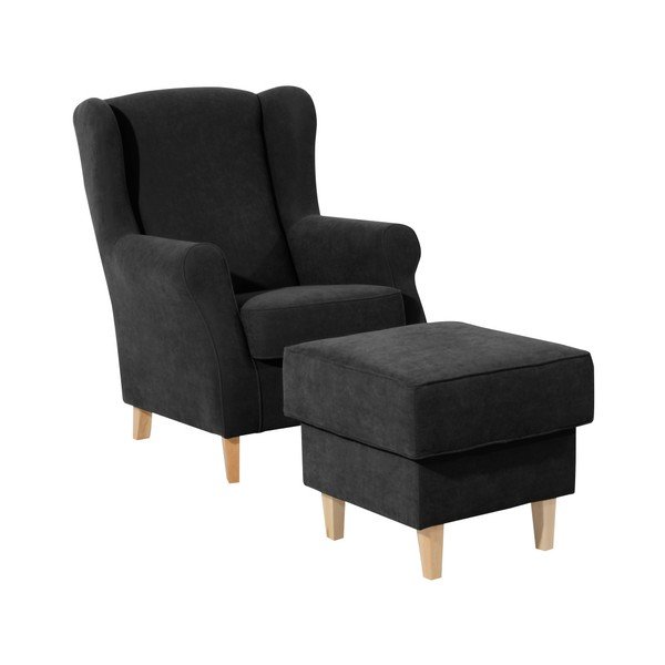 Taburet Max Winzer Lorris, negru-image-2