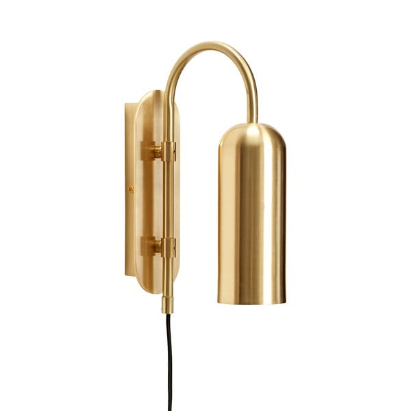 Aplică de perete aurie Zenith – Hübsch