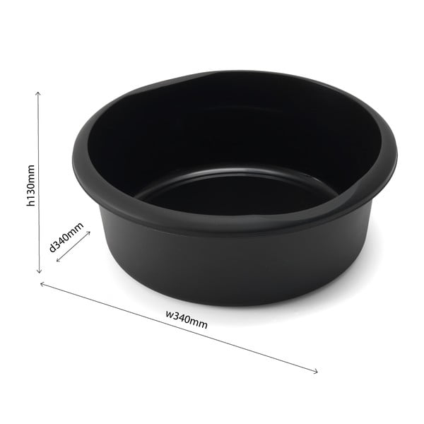 Lighean Addis Circular, 7,7 l, negru-image-3