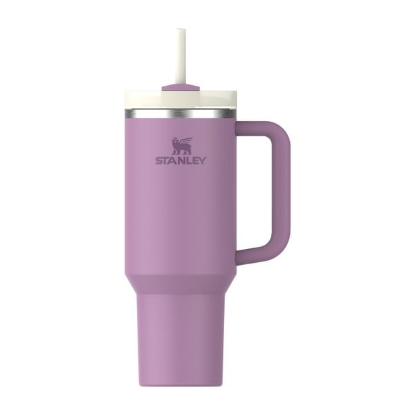 Termos mov cu pai din oțel inoxidabil 1,18 l Quencher H2.0 FlowState Tumbler Lilac – Stanley