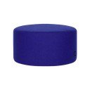 Puf albastru cu tapițerie din lână Folk – noo.ma