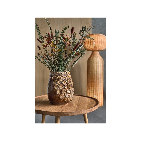 Lampadar în culoare naturală cu abajur din ratan (înălțime 130 cm) Vinka – Villa Collection-image-3