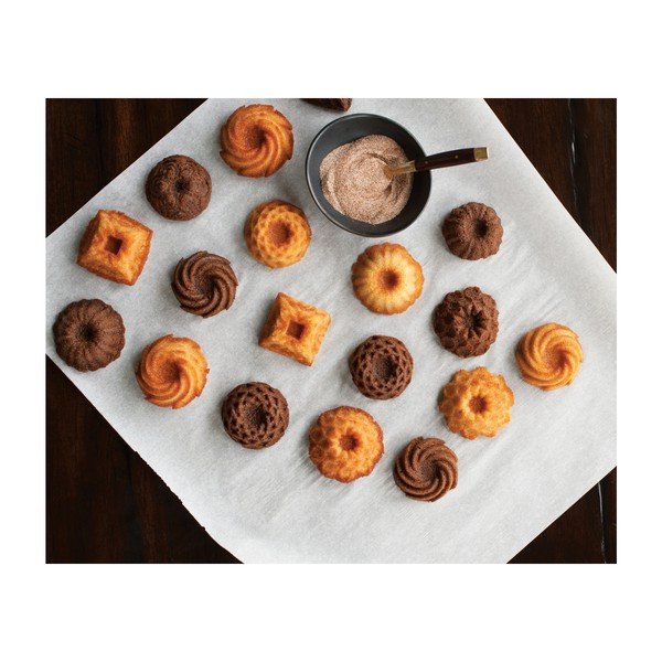 Formă pentru copt 12 brioșe Nordic Ware Minimix, 280 ml, auriu-image-4