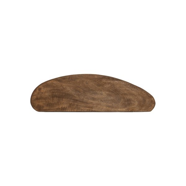 Raft în culoare naturală închisă din lemn de mango 49 cm Ginosu – Light & Living-image-1