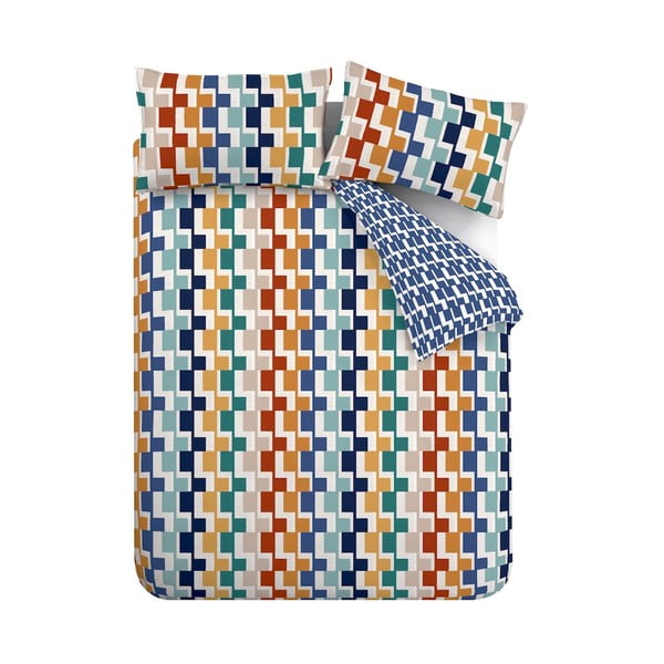 Lenjerie de pat pentru pat de o persoană 135x200 cm Bryson Geo – Catherine Lansfield