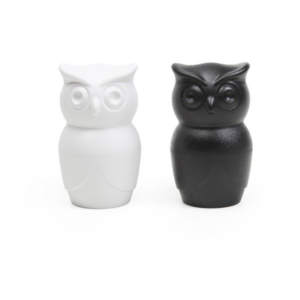 Râșniță pentru sare Qualy&CO Owl, alb-image-2
