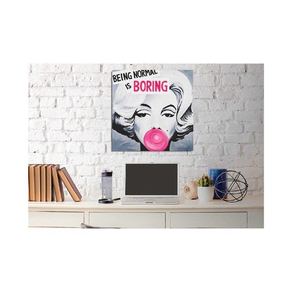 Tablou pe pânză Pop Art, 45 x 45 cm-image-1