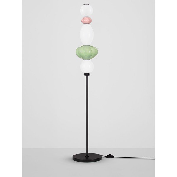 Lampadar LED cu intensitate reglabilă din ceramică cu abajur din ceramică/cu abajur din sticlă (înălțime 136,5 cm) Oneta – Nova Luce-image-3