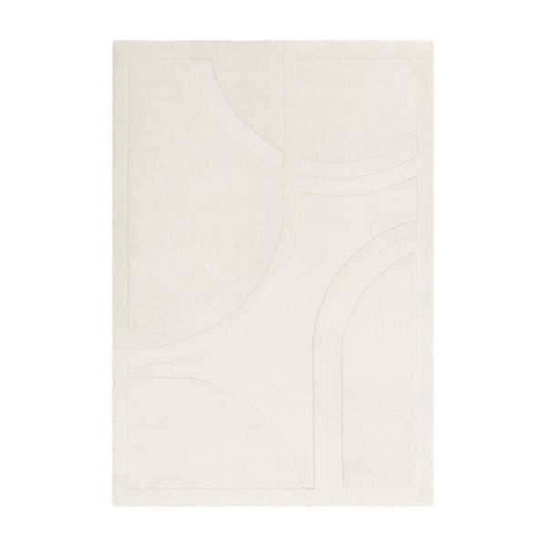 Covor alb din lână 120x170 cm Olsen – Asiatic Carpets