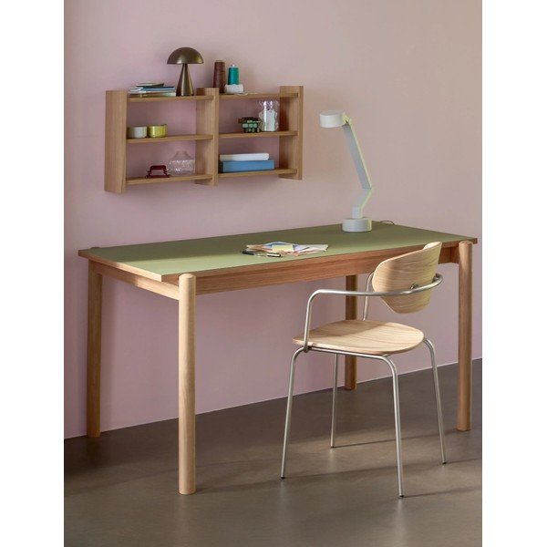 Scaun de dining în culoare naturală cu cotiere/stivuibil din metal Arch – Hübsch-image-2
