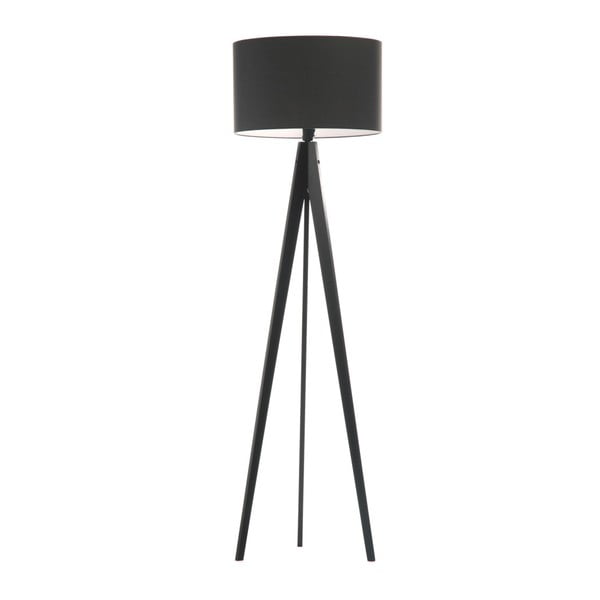 Lampadar 4room Artist, mesteacăn negru lăcuit, 150 cm, negru 