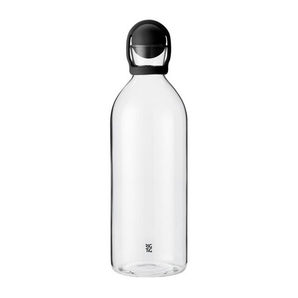 Carafă neagră din sticlă 1,5 l Cool-It – RIG-TIG