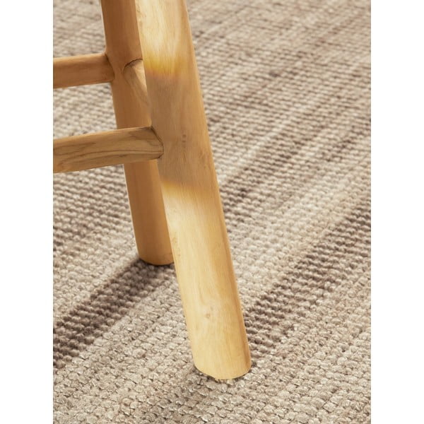 Covor taupe rotund din iută ø 160 cm Bouclé Jaipur – Hanse Home-image-4
