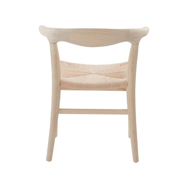 Scaun de dining în culoare naturală deschisă cu cotiere din lemn de ulm Nattavaara – Jotex-image-4