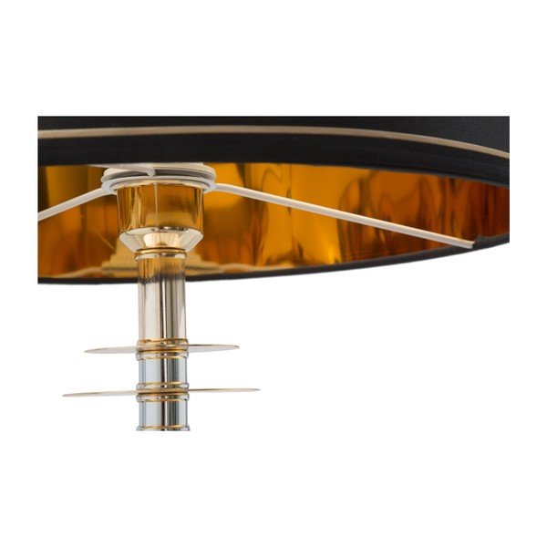 Lampadar cu o construcție aurie Mauro Ferretti Terra, negru-image-3