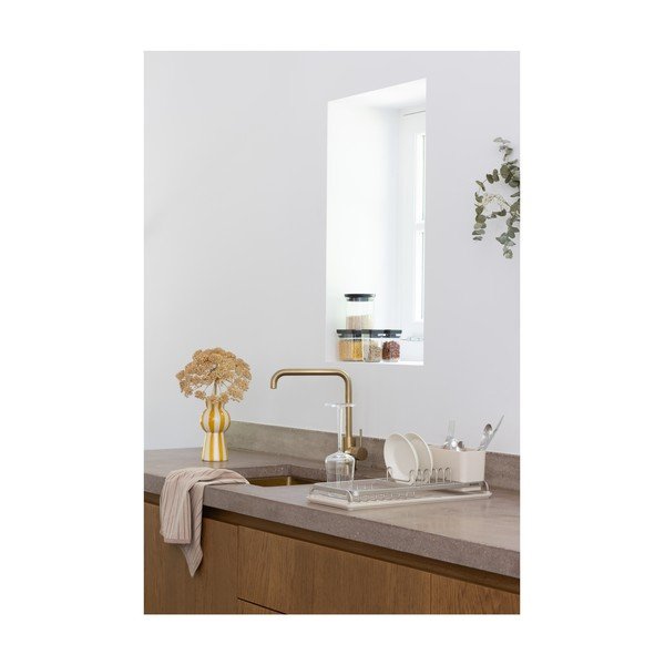 Scurgător de vase bej din metal 46x20 cm – Brabantia-image-2