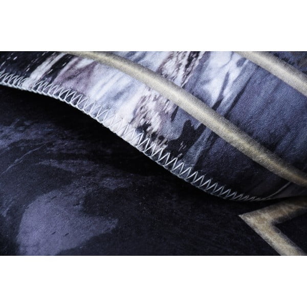 Covor Vitaus Willow, 160 x 230 cm, negru-image-3