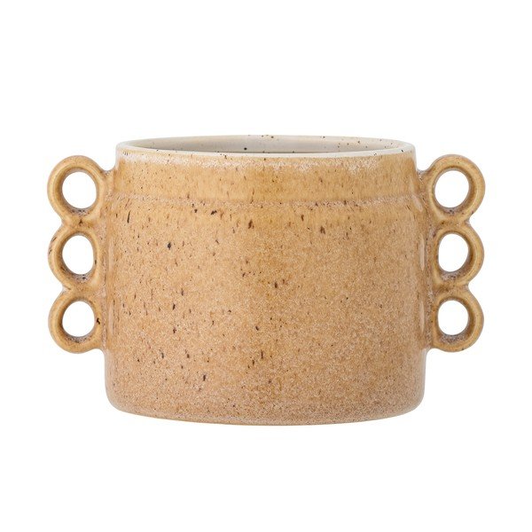 Ghiveci decorativ din gresie pictată manual ø 15 cm Souri – Bloomingville