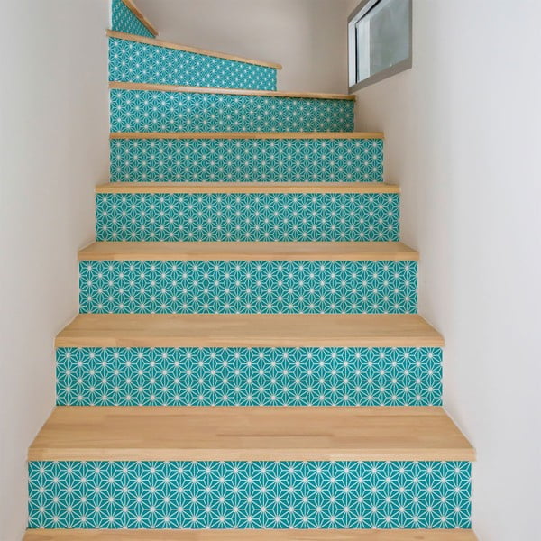 Set 2 autocolante pentru scări Ambiance Stairs Stickers Olfan, 15 x 105 cm