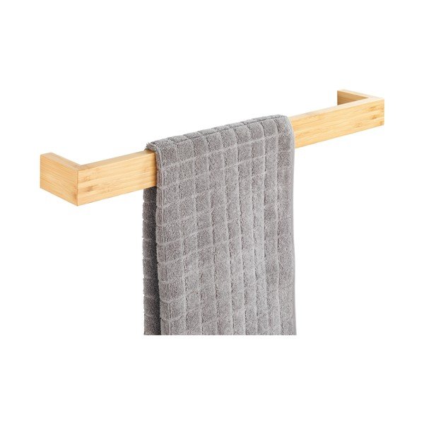 Suport de perete din bambus pentru prosoape Wenko Light, lățime 60 cm-image-1