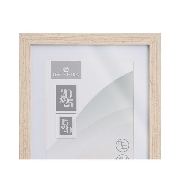 Ramă foto în culoare naturală cu picior de susținere, de agățat 22,5x28 cm Sencillo – Casa Selección-image-2