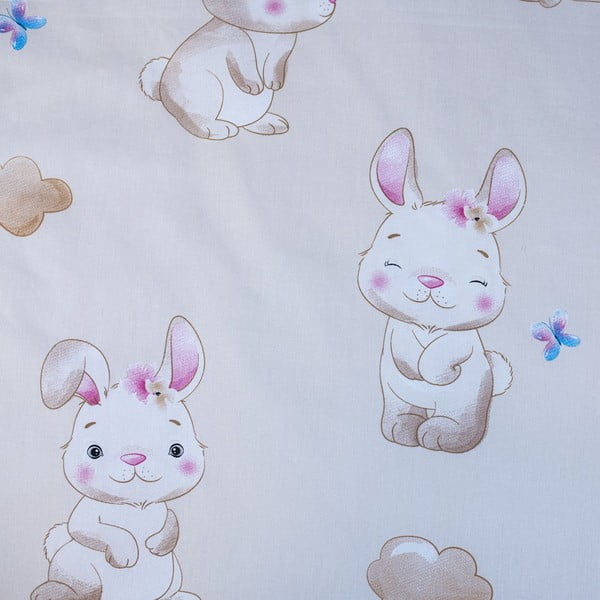 Lenjerie de pat pentru copii galbenă din bumbac pentru pătuț 100x135 cm Bunny "Star" – Jerry Fabrics-image-4