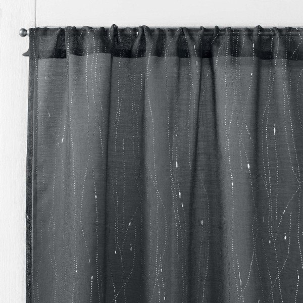Perdele gri-antracit 2 buc. 70x200 cm Filiane – douceur d'intérieur-image-1