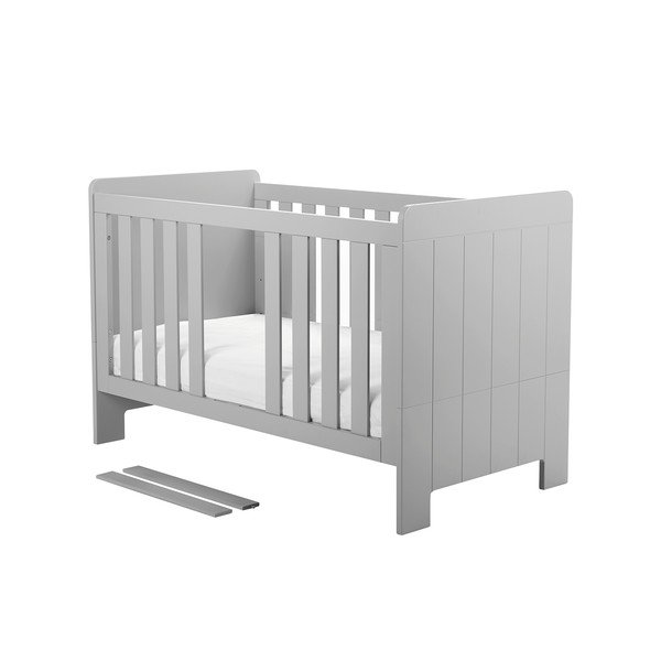 Pătuț Pinio Calmo, 120 x 60 cm, gri-image-3