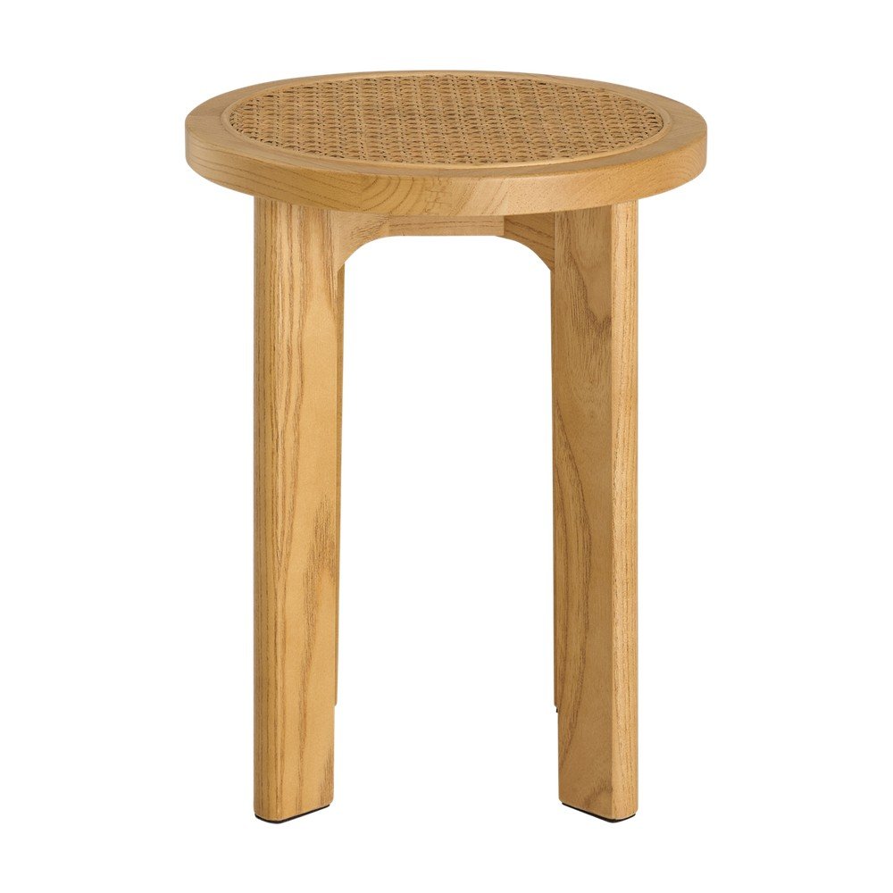 Scaun tip taburet în culoare naturală din ratan Callut – Ellos Home