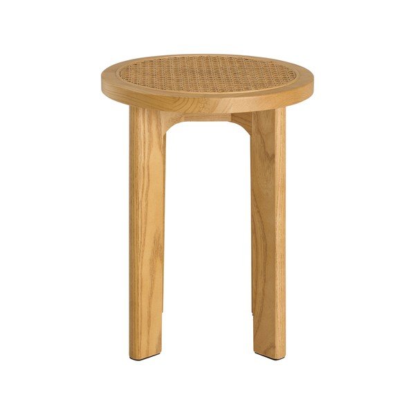 Scaun tip taburet în culoare naturală din ratan Callut – Ellos Home