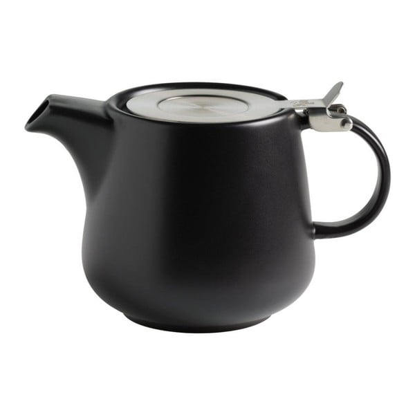 Ceainic din ceramică cu sită Maxwell & Williams Tint, 600 ml, negru