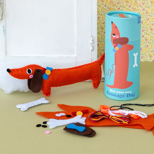 Set creativ Sew Your Own Sausage Dog – Rex London-image-1