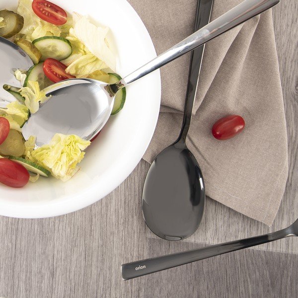 Tacâm pentru salată din oțel inoxidabil Black – Orion-image-3