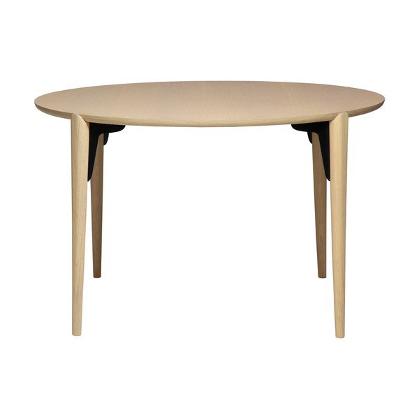 Masă de dining rotundă cu aspect de lemn de stejar ø 122 cm Paragon – DAN-FORM Denmark-image-2