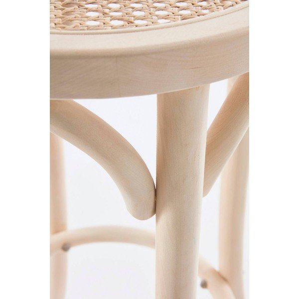 Set de scaune de bar în culoare naturală 2 buc. din ratan (înălțime șezut 65,5 cm) Koster – Jotex-image-2