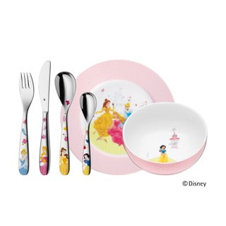 Set 6 tacâmuri din inox și veselă pentru copii WMF Princess,