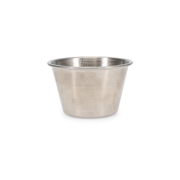 Bol mic argintiu pentru servire din metal 110 ml Serve – BonBistro
