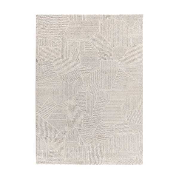 Covor gri deschis-crem 200x290 cm Porto – Universal-image-4