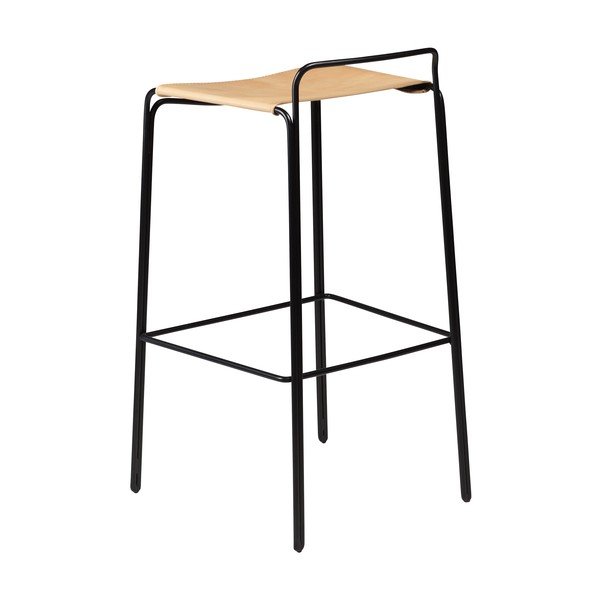 Scaun de bar maro (înălțime șezut 77 cm) Paz – DAN-FORM Denmark-image-1
