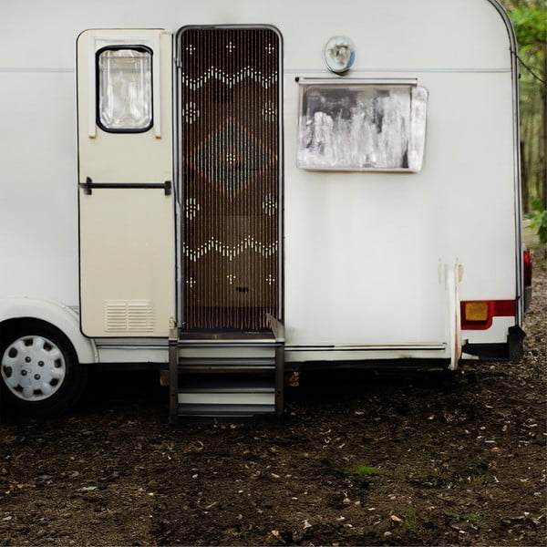 Draperie în culoare naturală din bambus 90x200 cm cu prindere la ușă Rhombus – Maximex-image-4