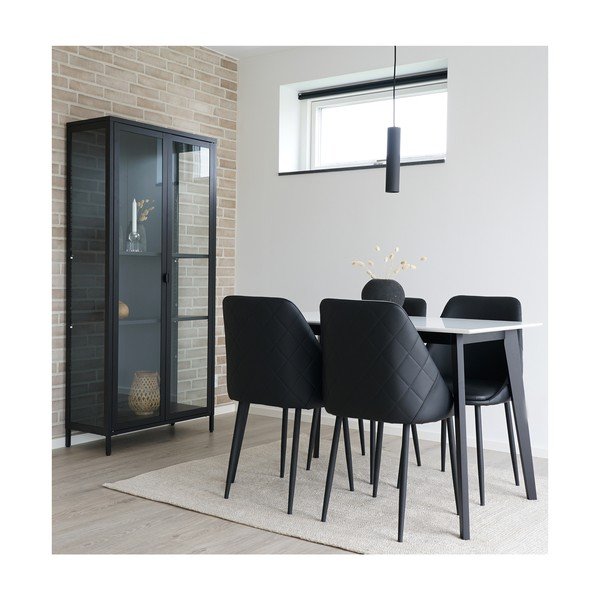 2 scaune de dining negre Porto - House Nordic-image-4